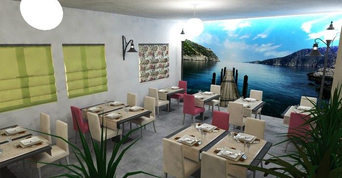 3D VIZUALIZACIJA RESTORANA I KAFIĆA